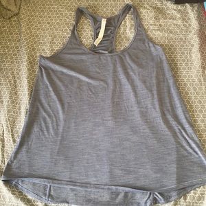 Lululemon tank top. Size 12. Bluish-gray color.